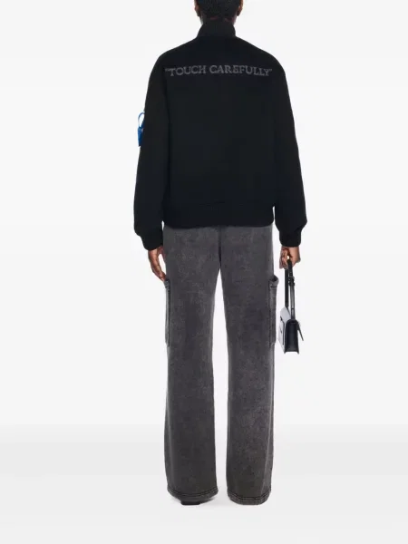 Geacă bomber Off-white alb