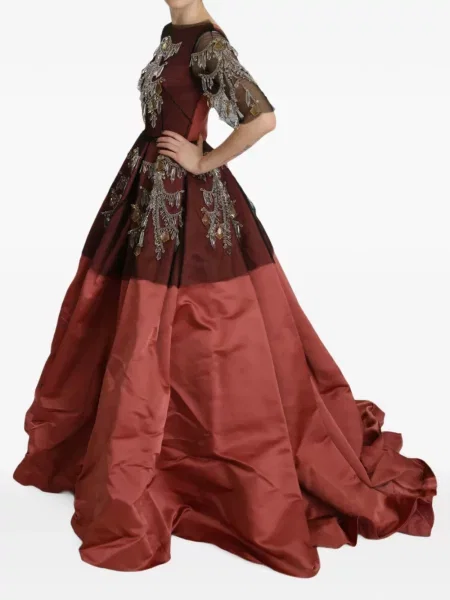 Rochie maxi Dolce & Gabbana roșu