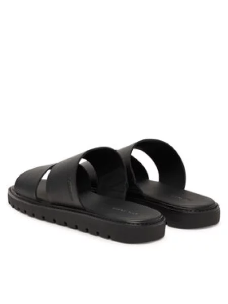 Natikače Calvin Klein Sq Molded Sandal Db Lth crna