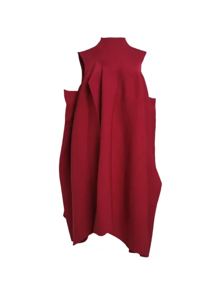 Rochie mini Cfcl fără mâneci tricotate roșu