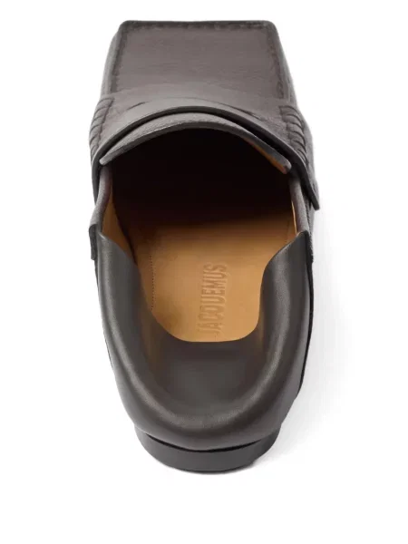 Pantofi loafer Jacquemus maro