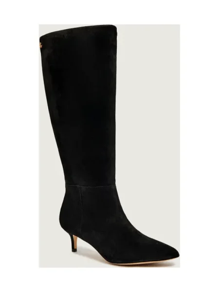 Lauren Ralph Lauren cizme din piele întoarsă Mckay Tl Hl negru