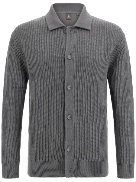 Kardigan Boggi Milano šedý