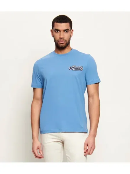 Napapijri Tricou S-ZINC | Relaxed fit albastru