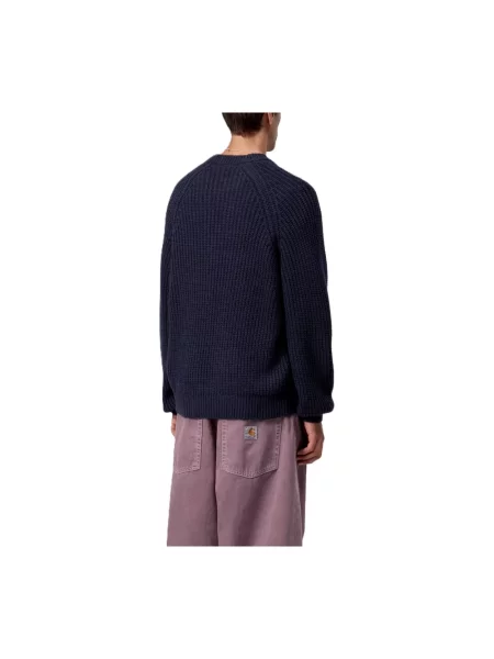 Sweter Carhartt Wip wełniany niebieski