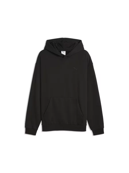 PUMA bluza z kapturem Essentials Elevated o luźnym kroju Akcesoria S czarny