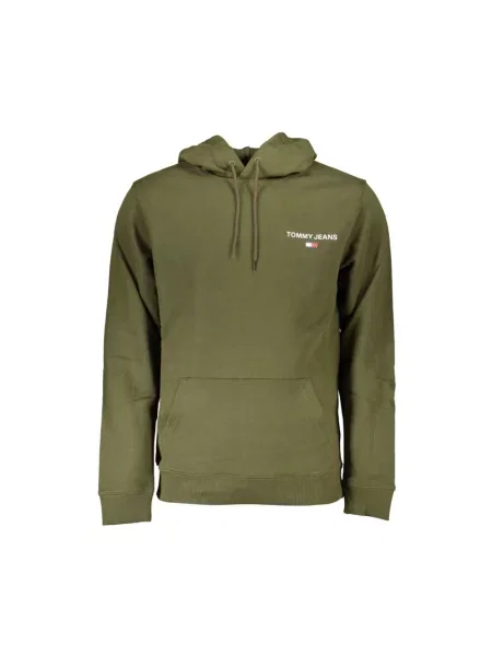 Bluza z kapturem Tommy Hilfiger zielona