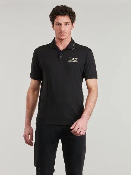 Polokošeľa Emporio Armani Ea7 čierna