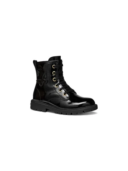 Kotníková obuv Geox J Shaylax Girl D černá