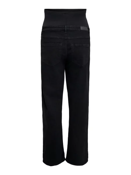 Only Maternity Džínsy OLMSnow denim čierny