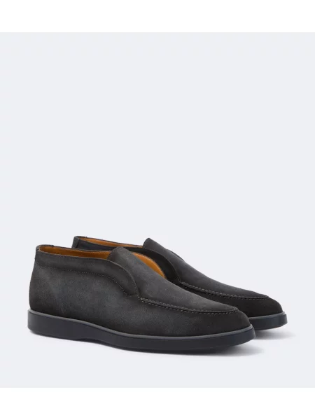 Chiloți Magnanni din piele de căprioară slip-on albastru
