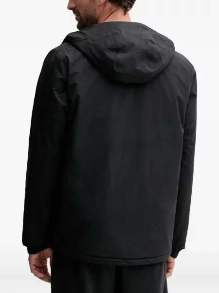 Geacă Jack Wolfskin cu glugă negru