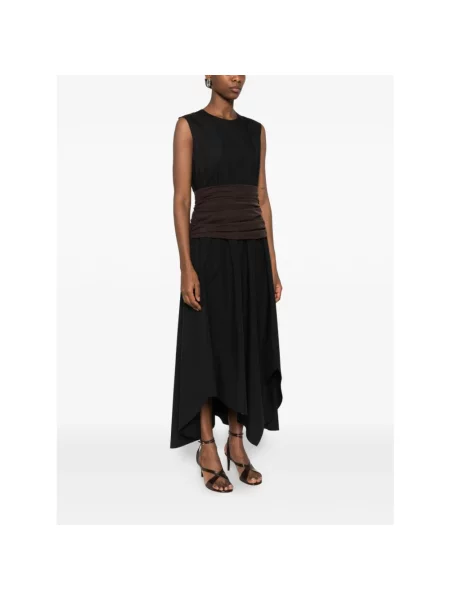 Sukienka midi Tory Burch czarna