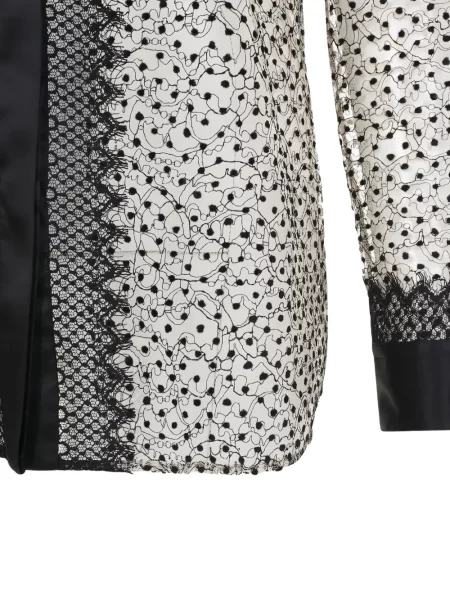 Cămașă Tom Ford cu model floral din dantelă