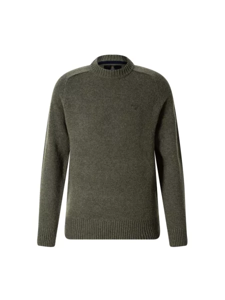 Sweter Barbour wełniany zielony