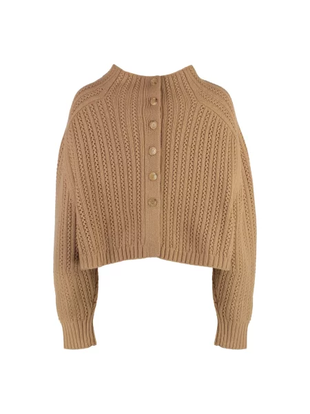 Sweter Max Mara wełniany beżowy