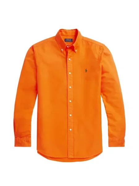 Tricou polo Polo Ralph Lauren cu autograf cu 5 buzunare în carouri gri