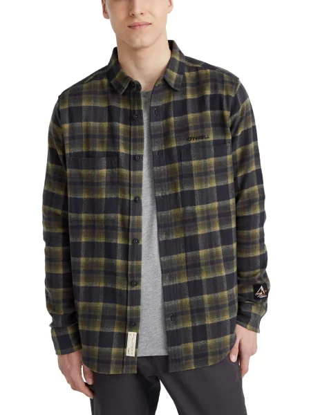 Koszula O'Neill Trvlr Series Flannel Check z długim rękawem niebieska