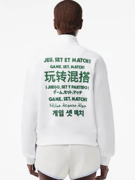 Толстовка Lacoste біла