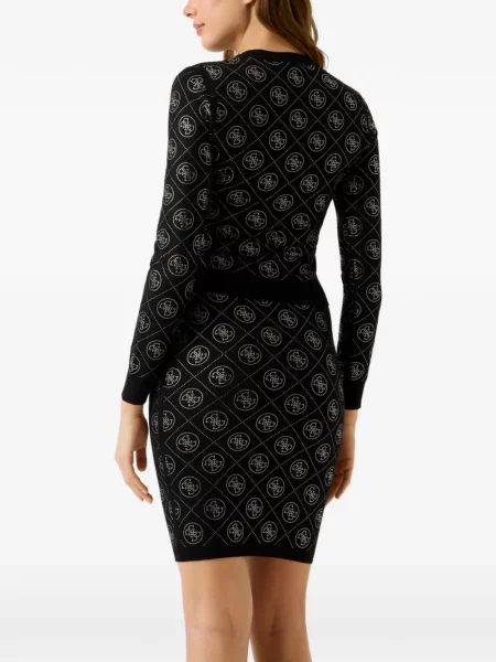 Stras pulover Guess negru