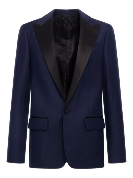 Satenski blejzer Roberto Cavalli plava