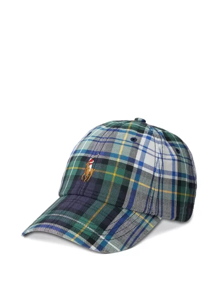 Šilterica Polo Ralph Lauren karirana keper s printom bijela