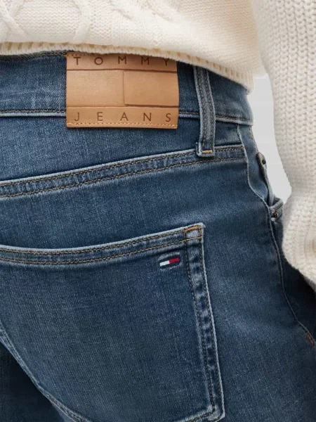 Jeansy o kroju slim fit z mieszanki bawełny model SCANTON' Tommy Jeans