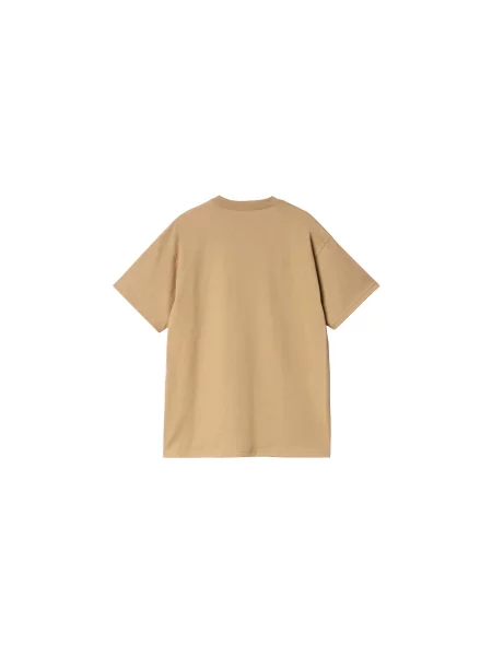 Carhartt WIP S/S Fragments Pocket T-Shirt Dusty H Brown Mężczyźni Koszulki Carhartt WIP Size: M brązowy