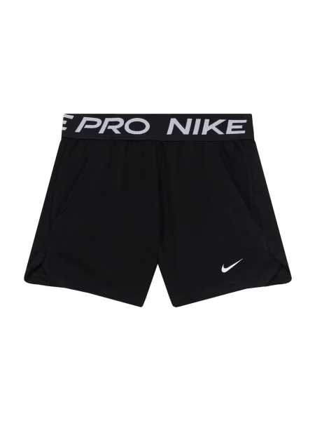 NIKE Pantaloni sport gri deschis / negru alb
