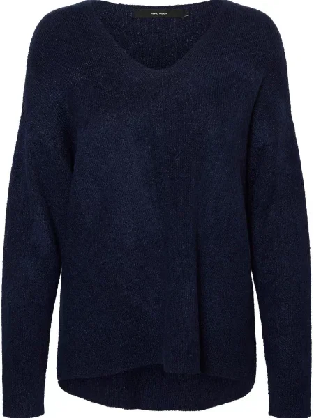 VERO MODA Pulover Lefile bleumarin