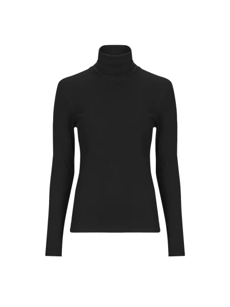 Majica z dolgimi rokavi Petit Bateau z dolgimi rokavi črna