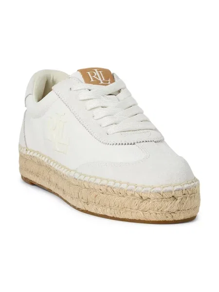 Tenisky Lauren Ralph Lauren Luize Sneaker biela