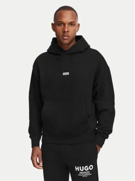 HUGO Blue komplet trenirka za muškarce od pamuka Tracksuit_NazardoNev crna