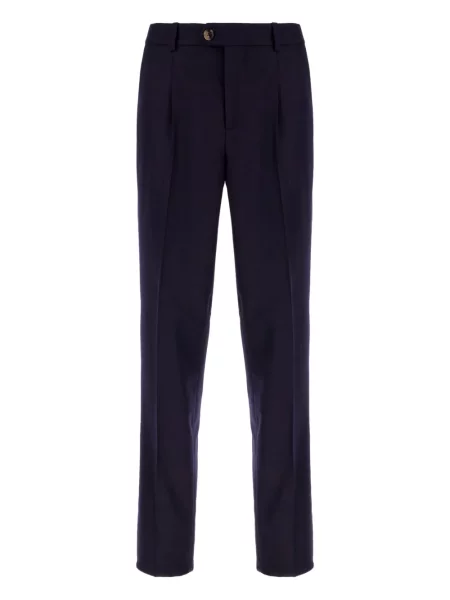 Společenské kalhoty Brunello Cucinelli modré