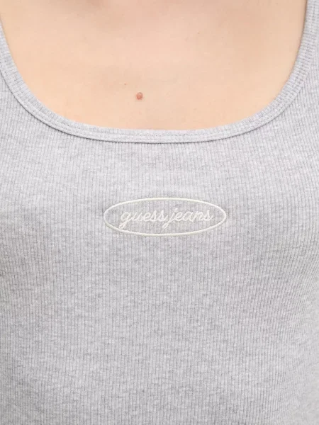 Топ Guess Jeans сірий