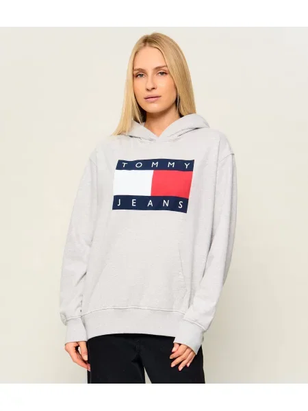 Tommy Jeans Hanorac | Oversize fit gri