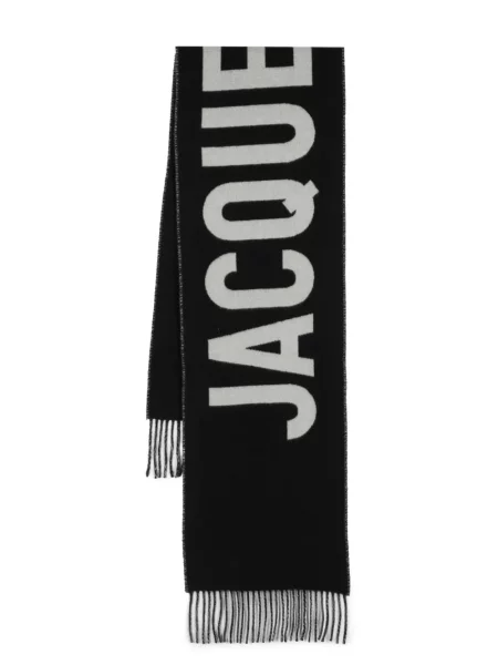 Jacquard šal Jacquemus crna