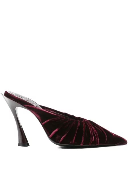 Mules Mugler červené