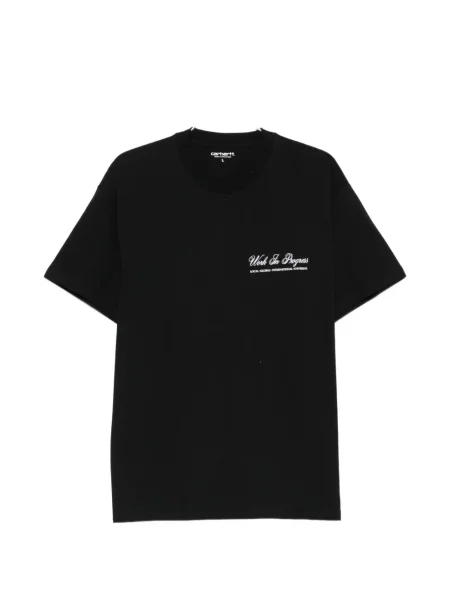 Tricou Carhartt Wip cu motiv cu inimi negru