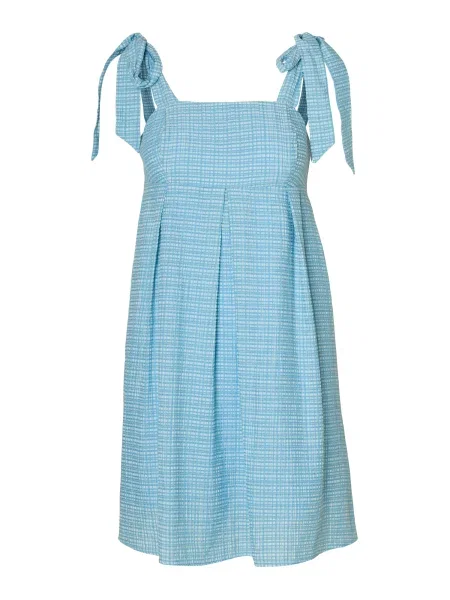 SELECTED Rochie de vară SLFKAYA albastru denim alb