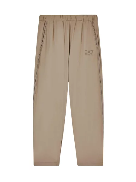 Emporio Armani Outdoorové kalhoty EMPORIO ARMANI JERSEY TROUSER PANTALONE tmavě béžová