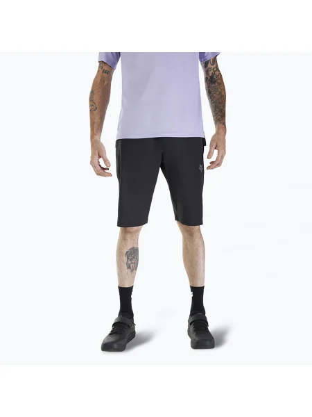 Pantaloni scurți de ciclism pentru bărbați Fox Racing Ranger negru