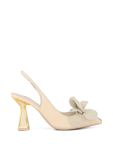 Pantofi cu toc Kat Maconie cu model floral slingback