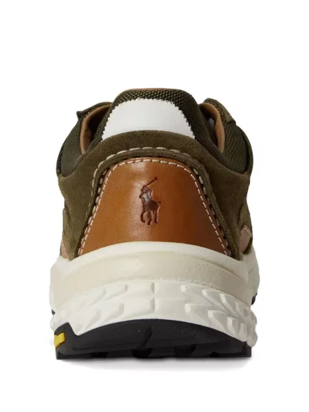 Ριγέ δερμάτινος κάλτσες Polo Ralph Lauren με κορδόνι μαύρο