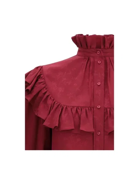 Bluzka Saint Laurent czerwona