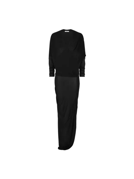 Sukienka Entire Studios z dekoltem w serek czarna