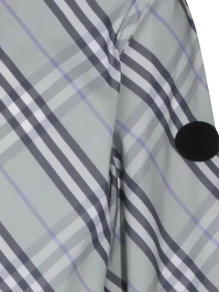 Geacă Burberry cu glugă gri