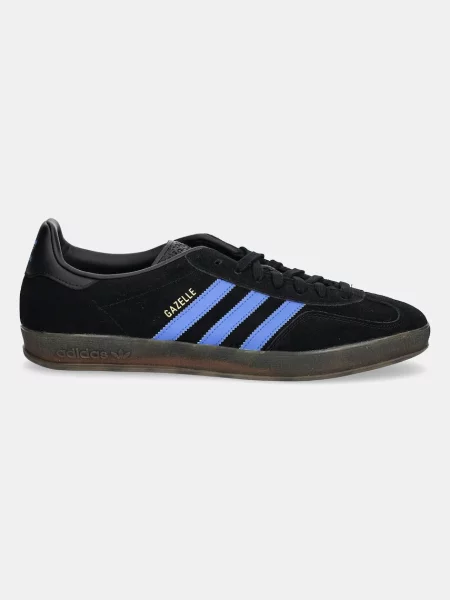 Superge iz semiša adidas Originals Gazelle Indoor črna
