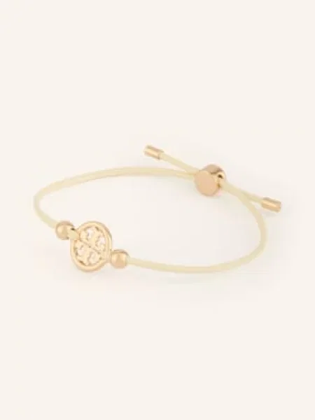 Tory Burch bransoletka Miller Slider beżowa