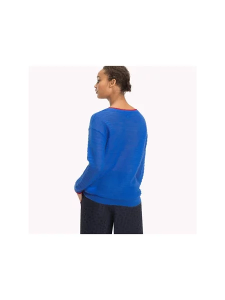 Sweter Tommy Hilfiger niebieski
